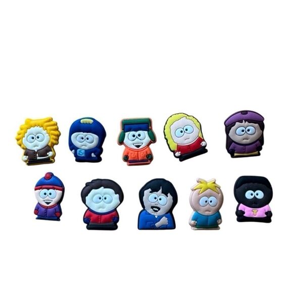 South Park Croc Shoe Charms / Jibbitz Pack Of 10 - Picture 2 of 3